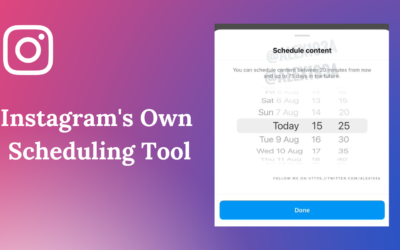 Instagram developing its own Scheduling Tools